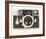 Retro Camera II - Sepia-Chris Dunker-Framed Giclee Print