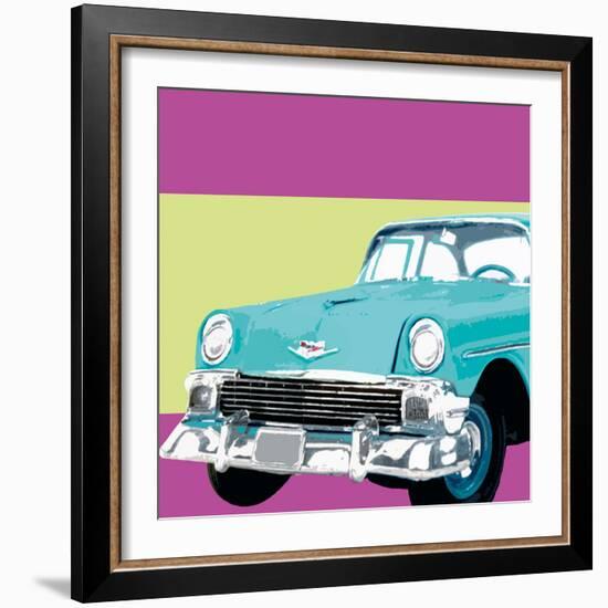 Retro Car II-Linda Wood-Framed Giclee Print