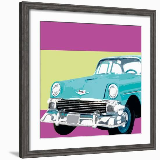 Retro Car II-Linda Wood-Framed Giclee Print