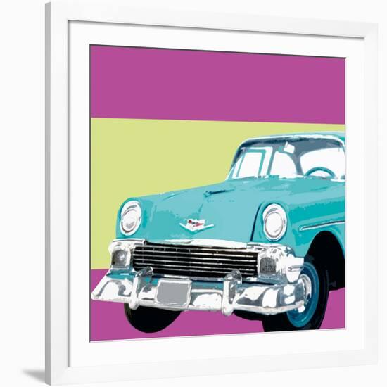 Retro Car II-Linda Wood-Framed Giclee Print