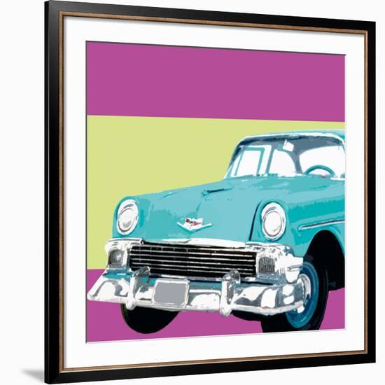 Retro Car II-Linda Wood-Framed Giclee Print