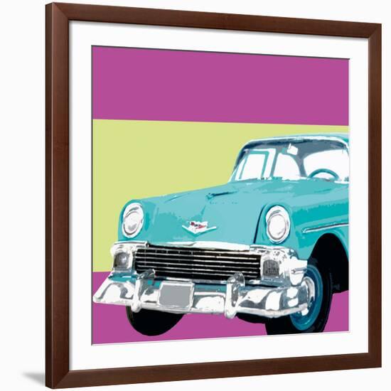 Retro Car II-Linda Wood-Framed Giclee Print