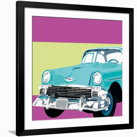 Retro Car II-Linda Wood-Framed Giclee Print