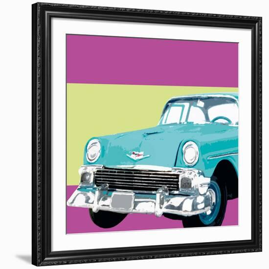 Retro Car II-Linda Wood-Framed Giclee Print