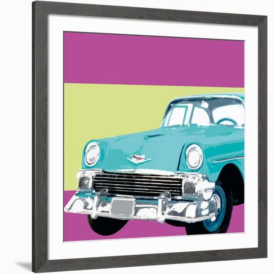 Retro Car II-Linda Wood-Framed Giclee Print