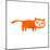 Retro Cartoon Cat Costume-lineartestpilot-Mounted Art Print