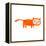 Retro Cartoon Cat Costume-lineartestpilot-Framed Stretched Canvas