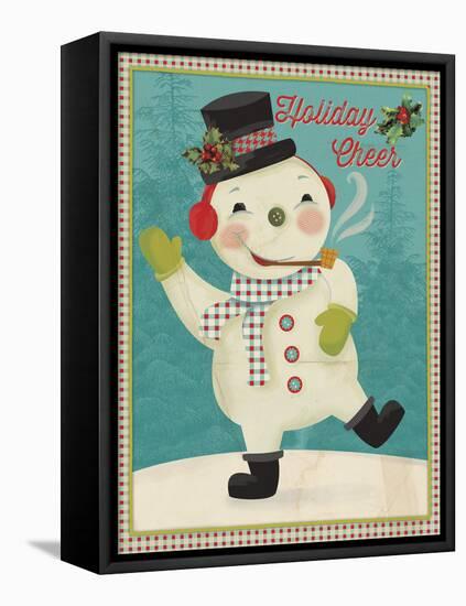 Retro Christmas 3-Holli Conger-Framed Premier Image Canvas