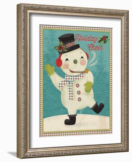 Retro Christmas 3-Holli Conger-Framed Giclee Print