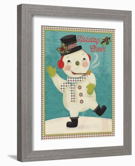 Retro Christmas 3-Holli Conger-Framed Giclee Print
