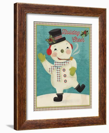 Retro Christmas 3-Holli Conger-Framed Giclee Print