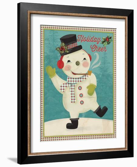 Retro Christmas 3-Holli Conger-Framed Giclee Print