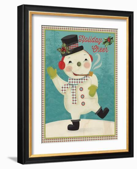 Retro Christmas 3-Holli Conger-Framed Giclee Print