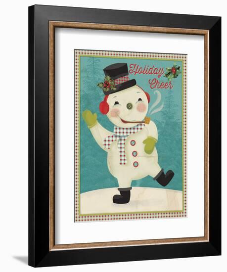 Retro Christmas 3-Holli Conger-Framed Giclee Print