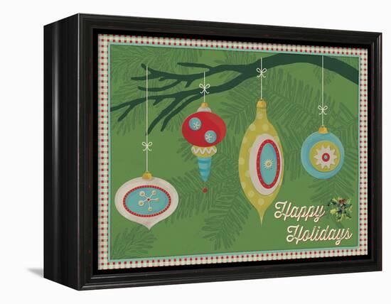 Retro Christmas 4-Holli Conger-Framed Premier Image Canvas