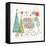 Retro Christmas II-Janelle Penner-Framed Stretched Canvas