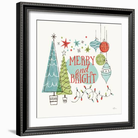 Retro Christmas II-Janelle Penner-Framed Premium Giclee Print