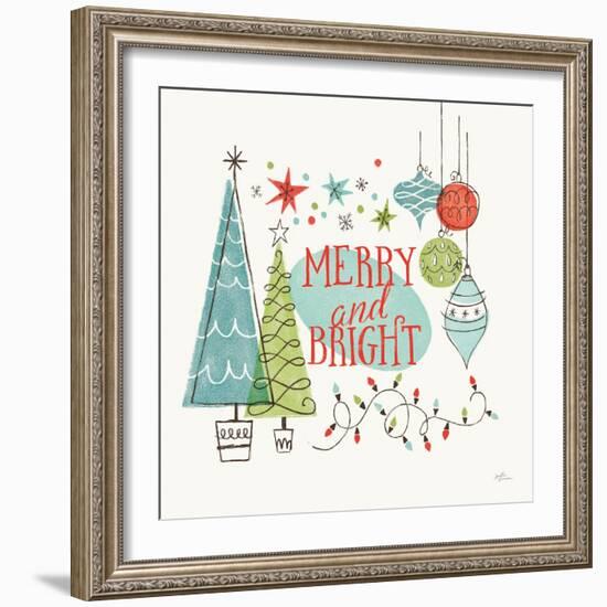 Retro Christmas II-Janelle Penner-Framed Art Print