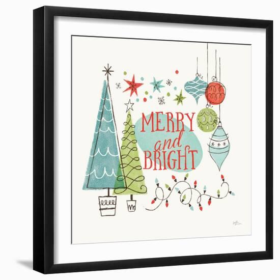 Retro Christmas II-Janelle Penner-Framed Art Print