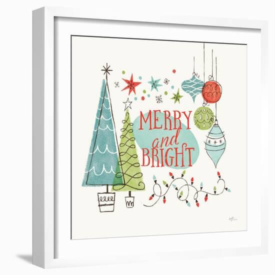 Retro Christmas II-Janelle Penner-Framed Art Print