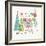 Retro Christmas II-Janelle Penner-Framed Art Print