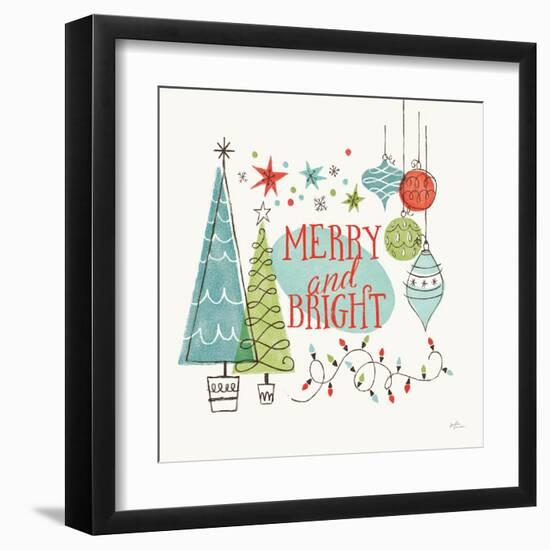 Retro Christmas II-Janelle Penner-Framed Art Print