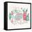 Retro Christmas III Bright-Janelle Penner-Framed Stretched Canvas