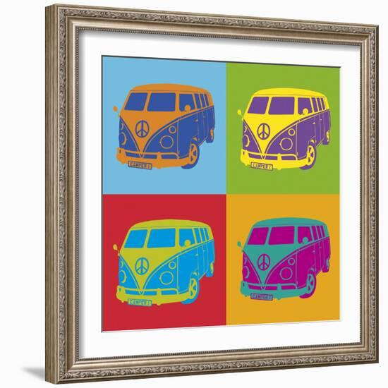 Retro Classic I-Clara Wells-Framed Giclee Print