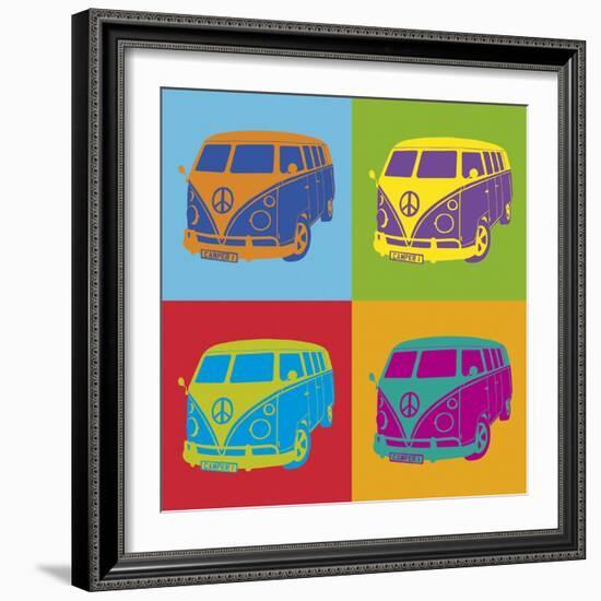 Retro Classic I-Clara Wells-Framed Giclee Print