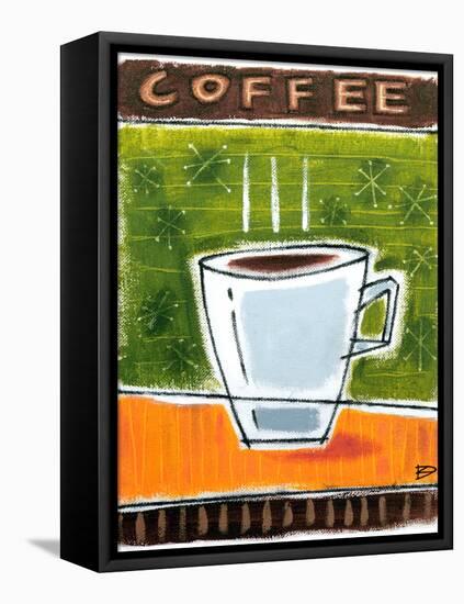 Retro Coffee-Ken Daly-Framed Stretched Canvas