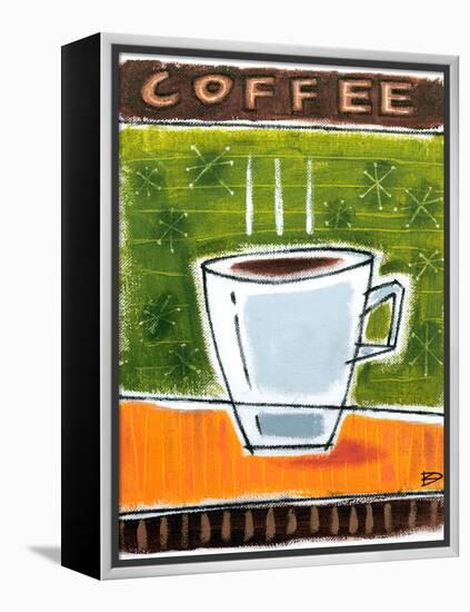 Retro Coffee-Ken Daly-Framed Stretched Canvas