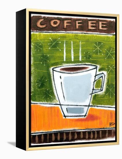 Retro Coffee-Ken Daly-Framed Stretched Canvas