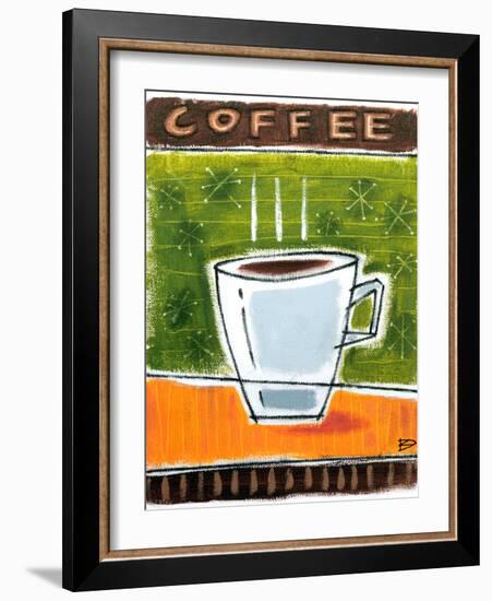 Retro Coffee-Ken Daly-Framed Art Print