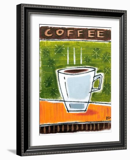 Retro Coffee-Ken Daly-Framed Art Print