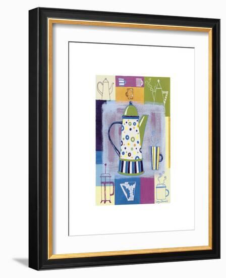 Retro Coffee-Lucy Davies-Framed Art Print