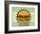 Retro Cover For Fast Food Menu-elfivetrov-Framed Art Print