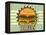 Retro Cover For Fast Food Menu-elfivetrov-Framed Stretched Canvas