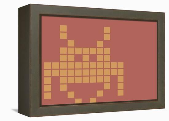 retro cubist-Whoartnow-Framed Premier Image Canvas