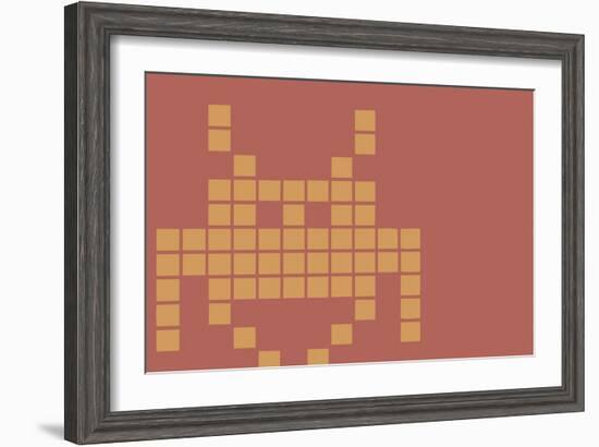 retro cubist-Whoartnow-Framed Giclee Print