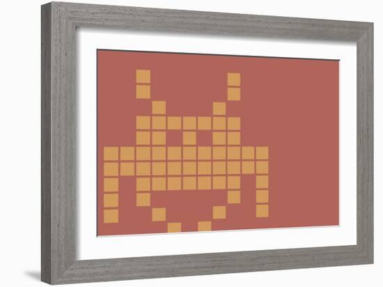 retro cubist-Whoartnow-Framed Giclee Print