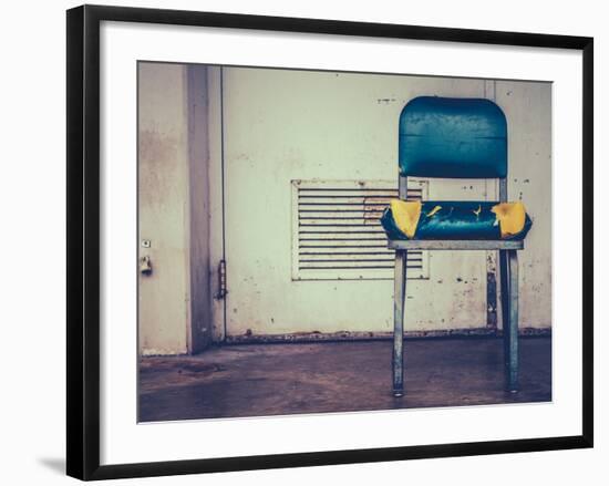 Retro Damaged Chair-Mr Doomits-Framed Photographic Print