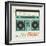 Retro Desktop Boom Box-Michael Mullan-Framed Art Print