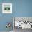 Retro Desktop Boom Box-Michael Mullan-Framed Art Print displayed on a wall