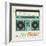 Retro Desktop Boom Box-Michael Mullan-Framed Art Print