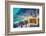 Retro Euro Beach Hotel Sign-Mr Doomits-Framed Photographic Print