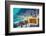 Retro Euro Beach Hotel Sign-Mr Doomits-Framed Photographic Print