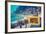 Retro Euro Beach Hotel Sign-Mr Doomits-Framed Photographic Print