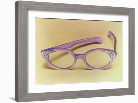 Retro Eyeglasses-null-Framed Art Print