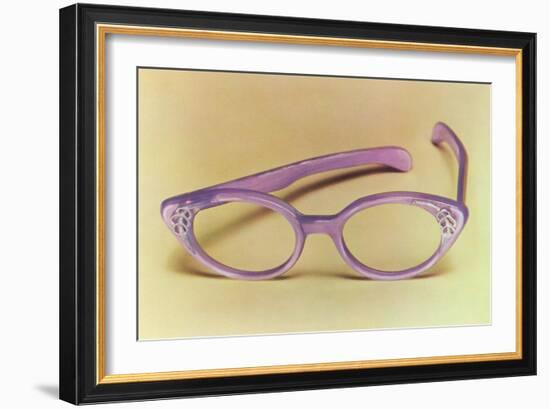 Retro Eyeglasses-null-Framed Art Print