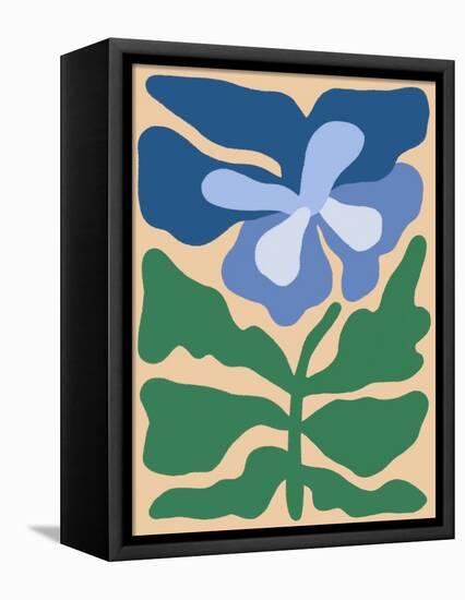 Retro Flower Print I-Dariia Khotenko-Framed Premier Image Canvas